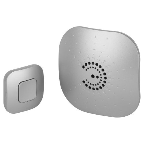 Звонок беспроводной BIONIC Silver ЭРА Б0017749