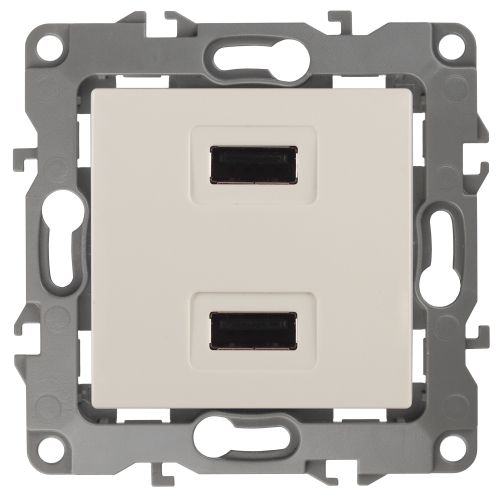 Устройство зарядное USB 12-4110-02 5В-2100мА сл. кость ЭРА Б0027492