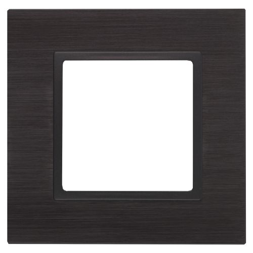 Рамка 1-м 14-5201-05 металл Elegance черный+антрацит ЭРА Б0034543