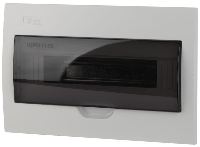 Корпус пластиковый ЩРВ-П-15 SIMPLE без шин и монт. комп. BOXF15_E ЭРА Б0047711