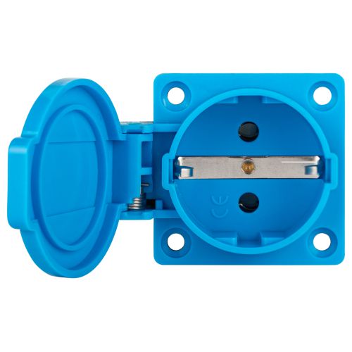 Розетка панельная СП R(PAN)-16-2P-PE-IP54 112 2Р+PЕ 16А 220В IP54 защ. крышка Эра Б0057937