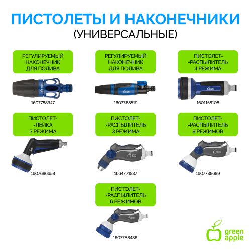 Шланг усиленный армированный NTS 19мм (3/4дюйм) х 20м GATH-1920 Green Apple Б0059143