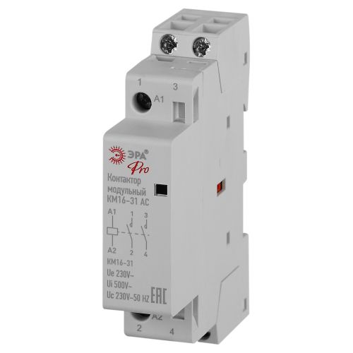 Контактор модульный КМ16-31 АС PRO NO-902-324 Эра Б0062249