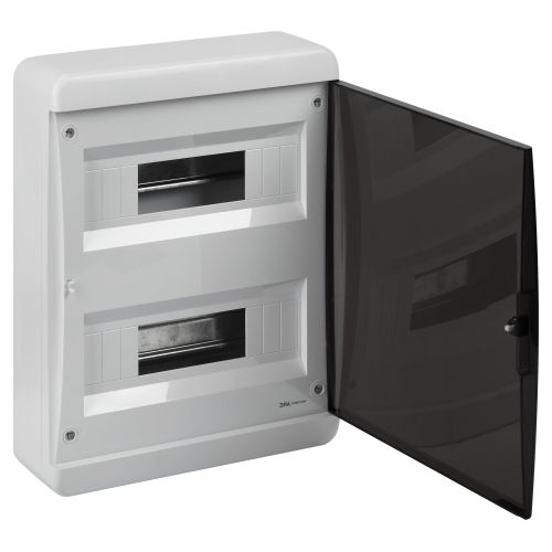 Корпус навесной COMFORT ЩРН-П-24 IP41 пластик. прозр. крышка бел. bs24cw Эра Б0067244