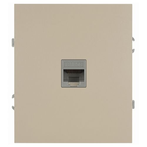 Розетка информационная 1-м СП Arktik RJ45 16А IP20 250В шампань Эра Б0070477