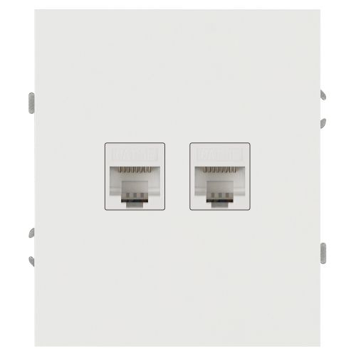 Розетка информационная 2-м СП Arktik RJ45 16А IP20 250В бел. Эра Б0070484