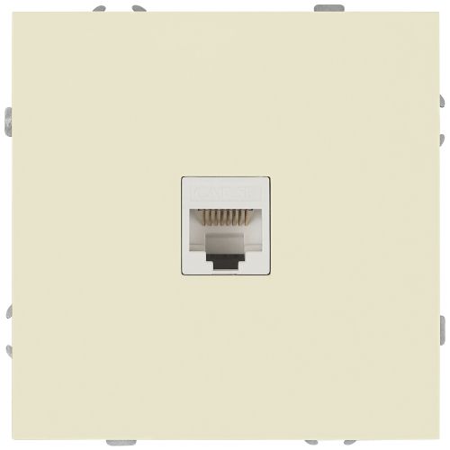 Розетка информационная 1-м СП Galaxy RJ45 16А IP20 250В сл. кость Эра Б0070737