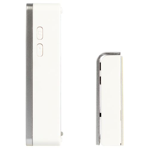 Звонок дверной C103S беспроводной LED подсветка IP44 150м 38 мелодий серебр. U16B-N12 silver Era Эра Б0072158