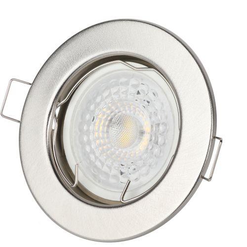 Светильник точечный ST1 SN 50Вт MR16 12В штампован. сатин никель ЭРА C0043800