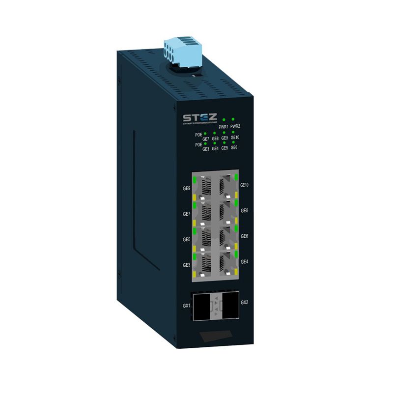 Коммутатор промышленный STEZ1108G-2GSFP-POE СТЭЗ 70310017