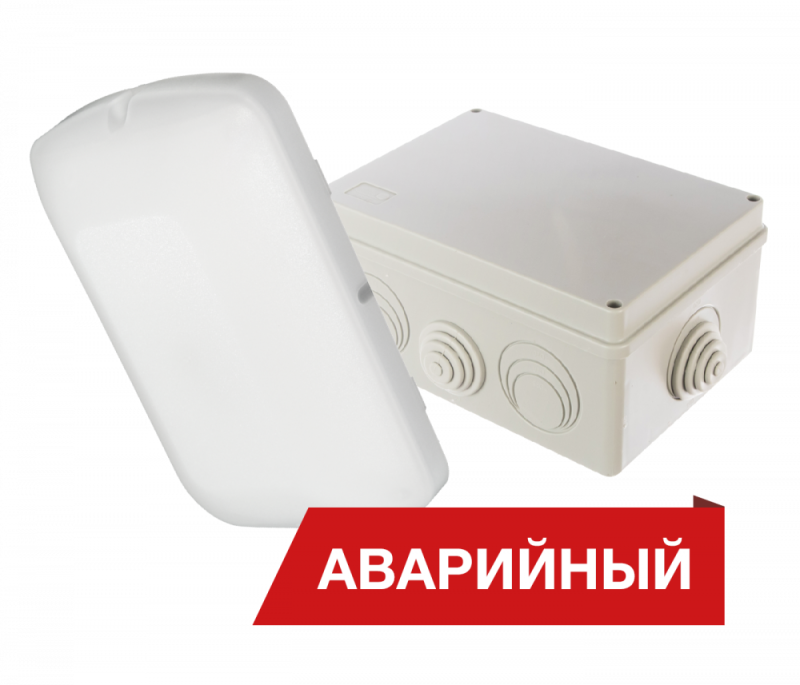 Светильник светодиодный Луна Eco Box 25/2900 25Вт 4000К IP65 2900лм 80Ra Кп<5 аварийный Diora DLEcoB25-A-4K-A