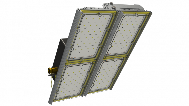 Комплект светильников светодиодных двойн. Unit Ex 110/12500 Д120 220Вт 3000К IP66 25000лм 0.98PF 70Ra Кп<1 лира (уп.2шт) Diora DUEx110D120-3K-L-2Kt