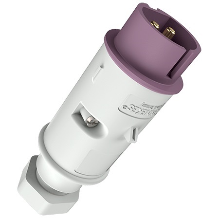 Вилка эл. каб. 16А 2P IP44 20-25В Mennekes 655A