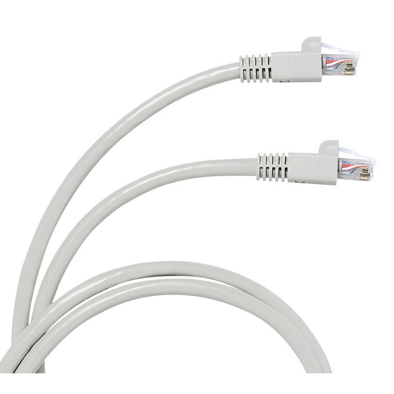 Патч-корд кат.5E U/UTP RJ45/RJ45 PVC 8м сер. (шт) Leg 051500