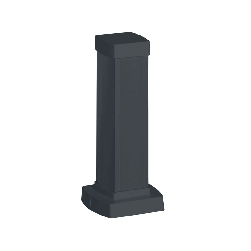 Колонна-мини Snap-On 1 секция 0.3м с пластик. крышкой алюм. черн. Leg 653002
