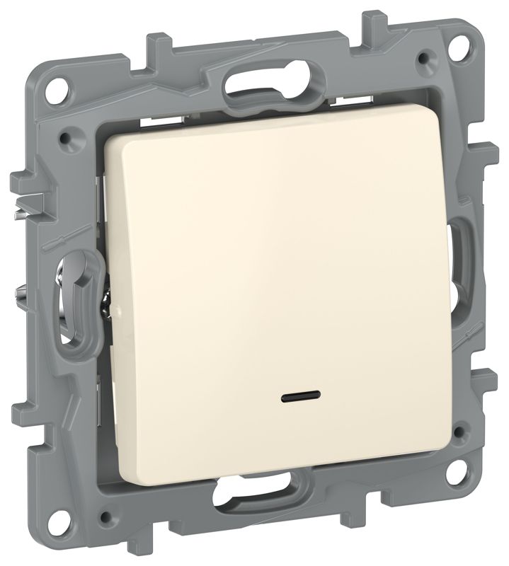Переключатель 1-кл. подсв сх6L 10АХ б/к сл. кость IEKETIKA IEK 6723151