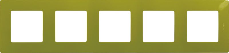Рамка 5-м Etika зел. папоротник IEK 672545