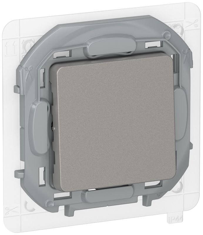 Переключатель 1кл сх6 10АХ IP44 б/к IEKINSPIRIA дымч. IEK 6736771