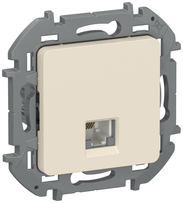 Розетка телефонная СП IEKINSPIRIA RJ11 IP20 механизм сл. кость IEK 6738211