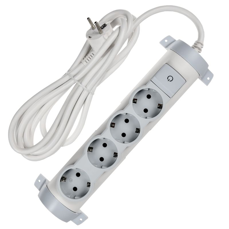 Удлинитель 4х3м с заземл. 16А IP20 Комфорт 4х2P+E IEK 694627