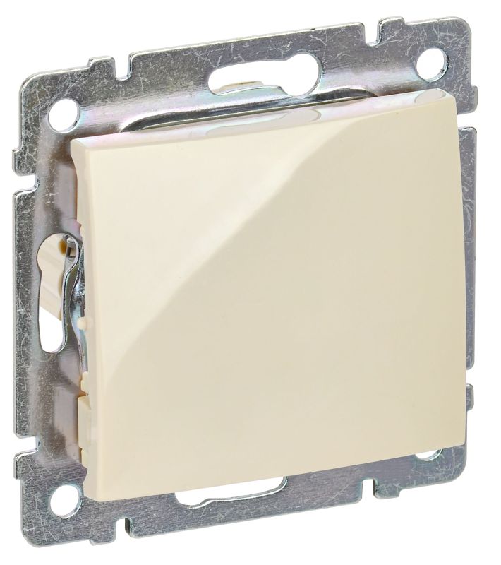 Переключатель проходной 1-кл. СП Valena 10А IP31 механизм сл. кость (DIY-упак.) IEK 695602
