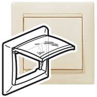Рамка 1-м Valena IP44 сл. кость (DIY-упак.) IEK 695642