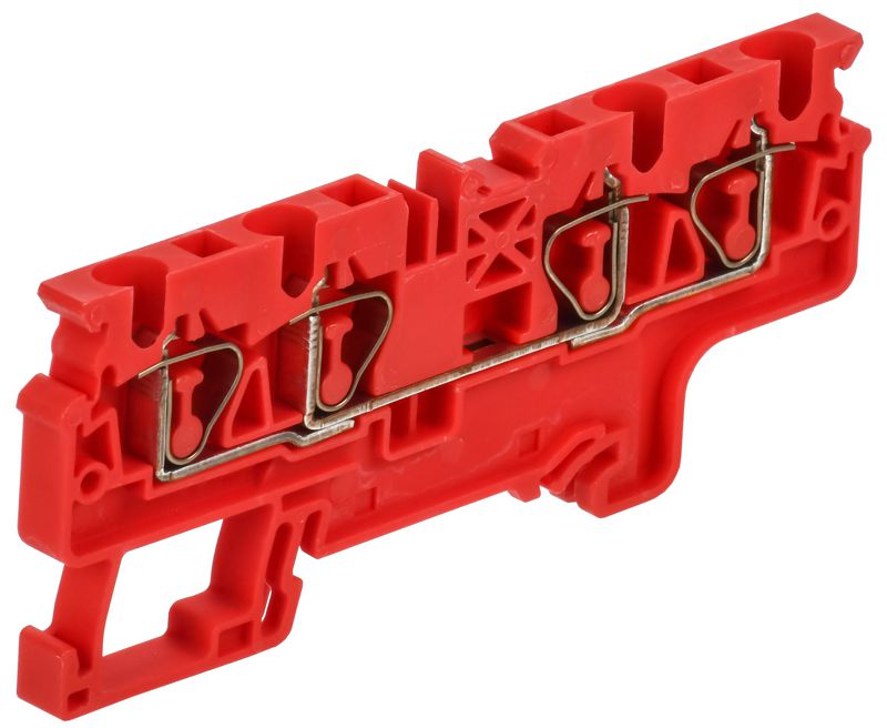 Клемма пружинная CX4-4 четырехконтактная красн. ARMAFIX IEK AF-CT42-00-4-K04-004