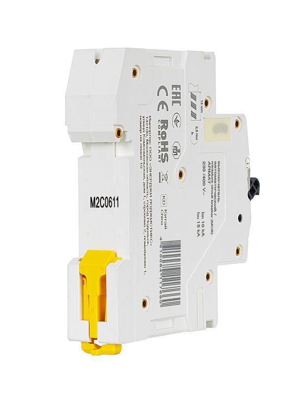 Выключатель автоматический модульный 1п C 6А M10N ARMAT IEK AR-M10N-1-C006