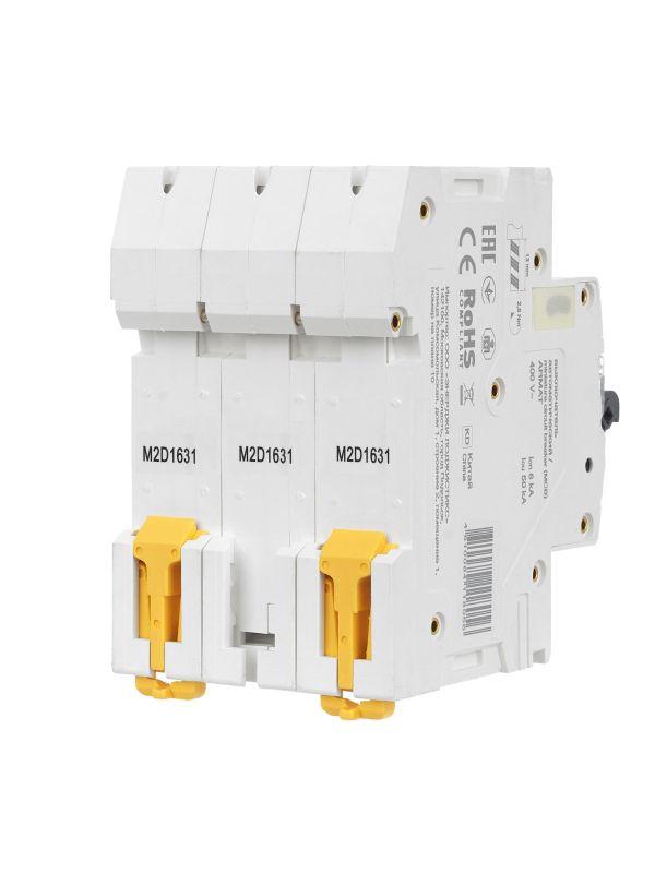 Выключатель автоматический модульный 3п C 63А M10N ARMAT IEK AR-M10N-3-C063