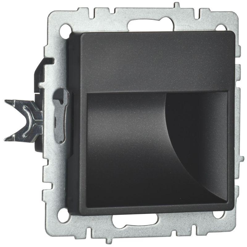 Подсветка светодиодная BRITE встраив. ПЛ20-БрЧ механизм черн. IEK BR-FL20-K02