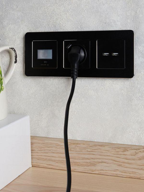 Датчик движения BRITE ДС10-1-БрЧ механизм черн. IEK BR-MS10-N-150-05-K02