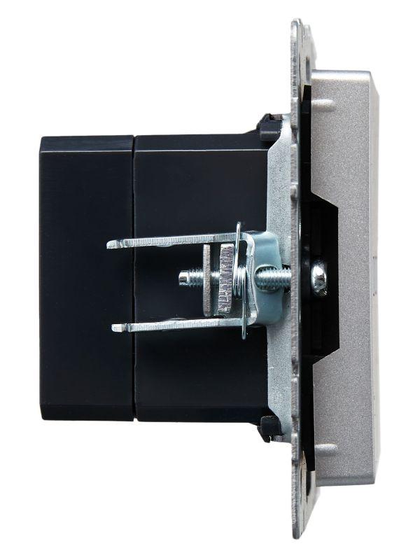 Розетка BRITE USB A+A 3.1А РЮ10-1-БрА механизм алюм. IEK BR-U21-D31-K47