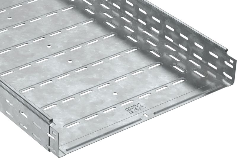 Лоток листовой перфорир. 500х80 L3000 сталь HDZ IEK CLP10-080-500-3-M-HDZ