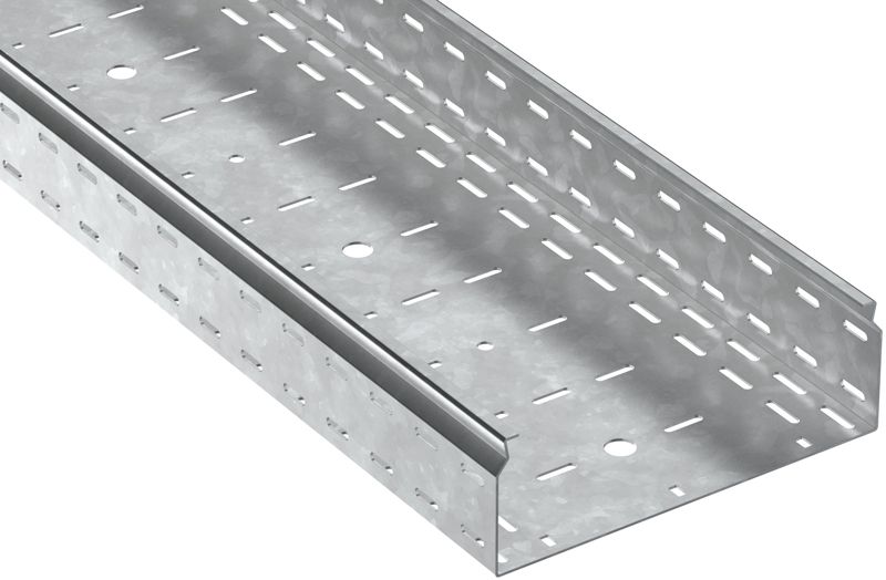 Лоток листовой перфорир. 100х300 L3000 сталь 1.5мм HDZ ESCA 7 IEK CLP10-100-300-150-3-M-HDZ