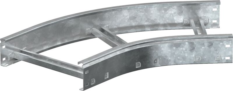 Угол для лотка 45град. 600х55 R300 LESTA HDZ IEK CPG04-4-45-055-600-HDZ