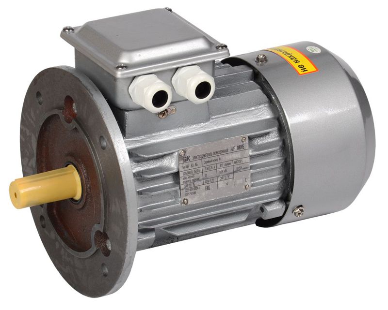 Электродвигатель АИР DRIVE 3ф 90LB8 220/380В 1.1кВт 750об/мин 3081 IEK DRV090-B8-001-1-0730