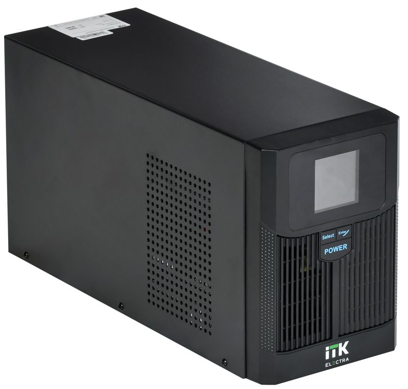 Источник бесперебойного питания ELECTRA LT 1кВА/0.8кВт без АКБ USB ITK ELT-1000VA-1-L