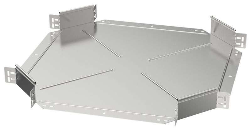 Ответвитель для лотка 80х500 1.2мм ESCA 5 IEK ES5-KR-080-500-12