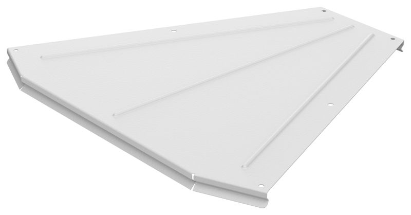 Крышка для угла 45град. осн.400 L449 сталь 0.8мм RAL 9016 ESCA 5 IEK ES5-PGD-45-400-08-RGA