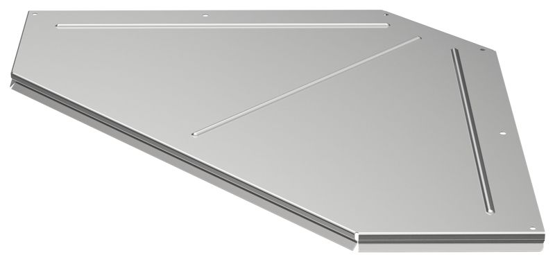 Крышка для угла 90град. осн.300 L593 сталь 0.8мм ESCA 5 IEK ES5-PGD-90-300-08