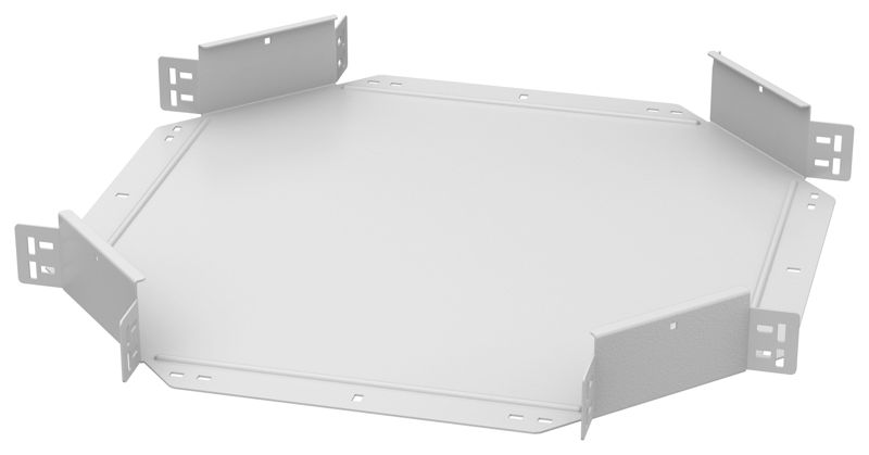Ответвитель для лотка 80х400 2мм RAL 9016 ESCA 7 IEK ES7-KR-080-400-20-RGA