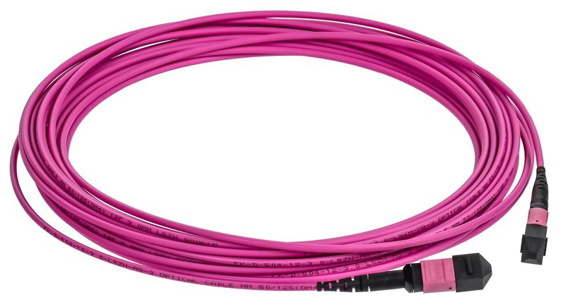 Сборка кабельная MTPm-MTPm тип B 12 MM OM4 50м ITK FAP5004-MTPM-MTPM-12B-050
