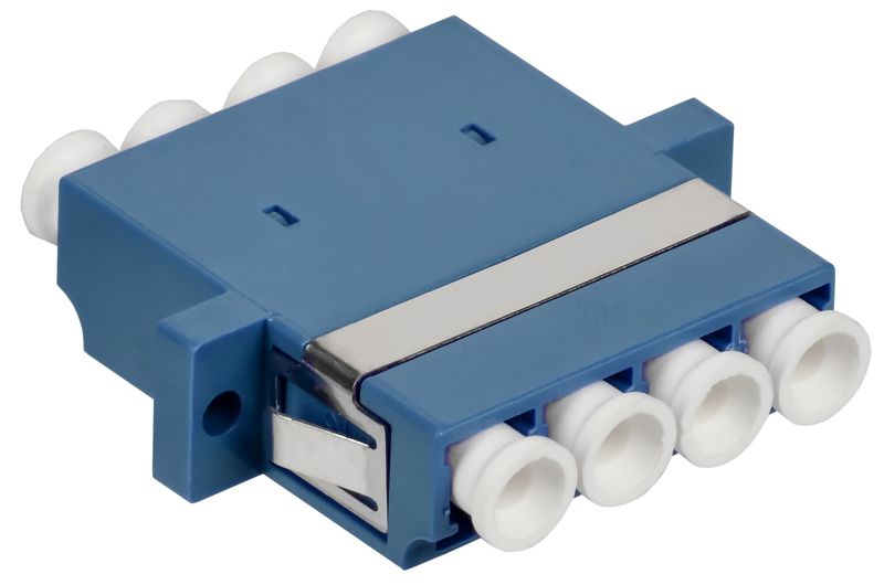 Адаптер оптический проходной LC-Quad OS2 UPC ITK FC-LCQ-UPC-09