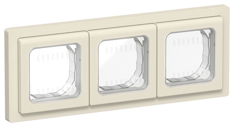 Рамка 3-м СП FLITE Рпро-3-55-ФлСл IP55 сливочный IEK FI-M30-32-55-K86