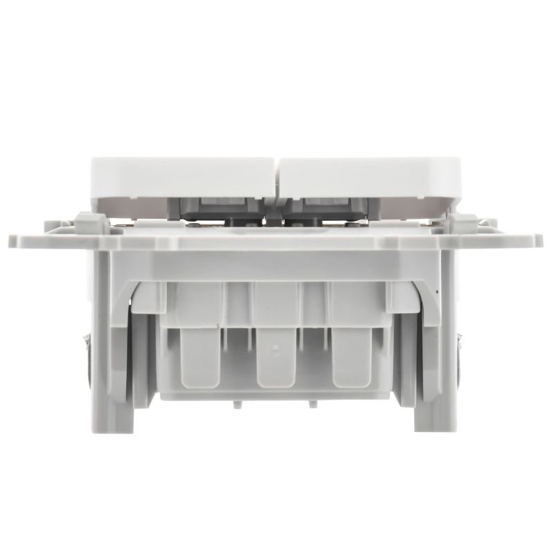 Выключатель 2-кл. СП FLITE ВС12-1-0-ФлБ 10А механизм бел. IEK FI-V20-0-10-1-K01