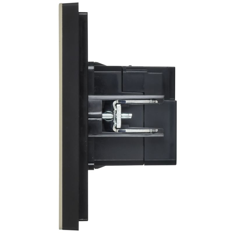 Розетка FORTE&PIANO FP150M USB A+C 3.1А черн. IEK FP-U22-D31-M-K02