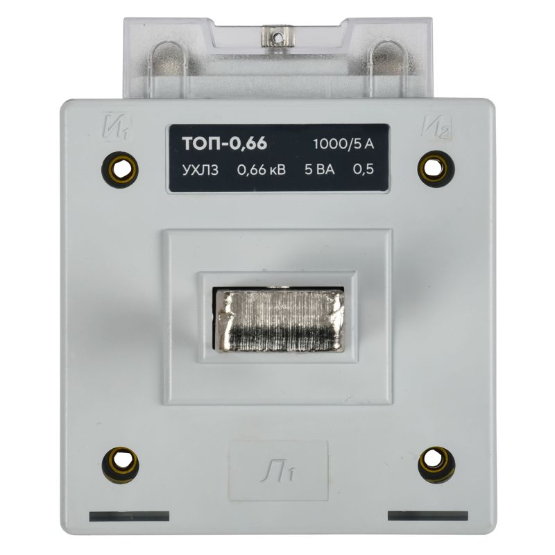 Трансформатор тока ТОП-0.66 1000/5А кл. точн. 0.5S 5В.А IEK ITP10-3-05-1000