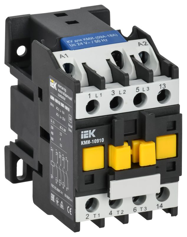 Контактор КМИ-10910 9А 36В/АС3 1НО KARAT IEK KKM11-009-036-10