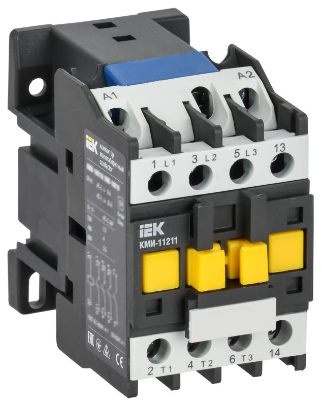 Контактор КМИ-11211 12А 110В/АС3 1НЗ KARAT IEK KKM11-012-110-01