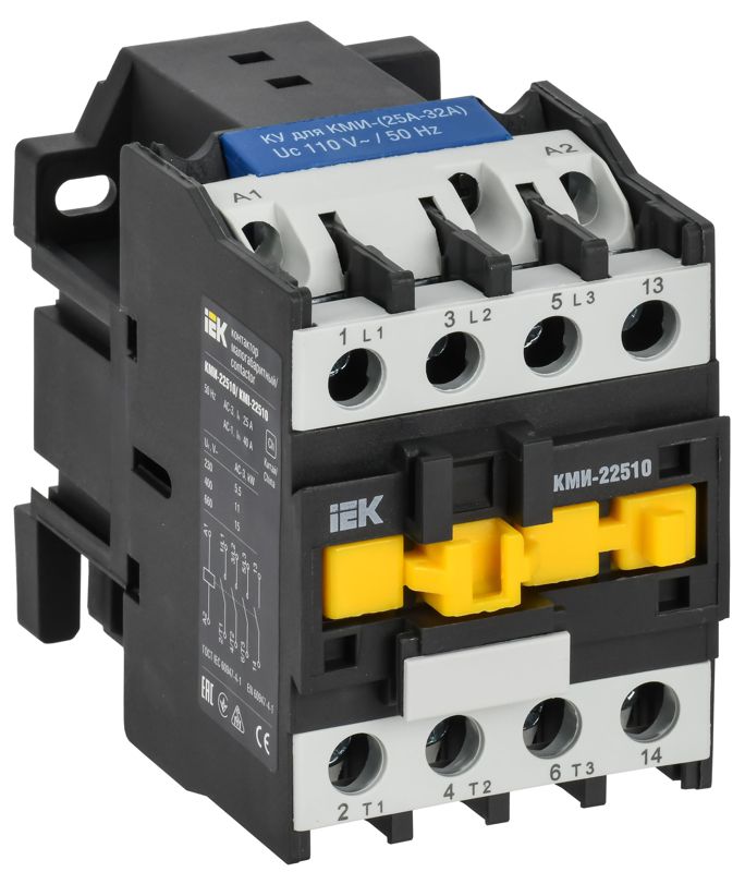 Контактор КМИ-22510 25А 36В/АС3 1НО KARAT IEK KKM21-025-036-10